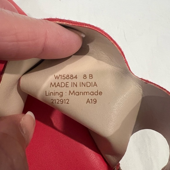 Cole Haan Red Espadrille Sandals - Picture 5 of 6